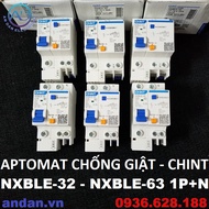 Chint - Anti-Shock Aptomat, Leak-Proof Circuit Breaker NXBLE-32 1P+N 16A 20A 25A 32A - NXBLE-63 1P+N 40A 63A. Rcbo Chint