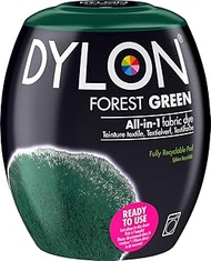 Dylon Washing Fabric Clothes Soft Furnishings Machine Dye Pod 350g 09 Forest Green, 350 g (Pack of 1