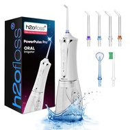 h2ofloss- Rechargeable Portable water flosser & Oral Irrigator – 300ML Water Tank, ning Tablets to n