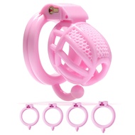 Chastity Cage Male Aeration Penis Cage Honeycomb Chastity Devices for Men Cock Cage with 4 Hooked Pe