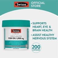 Swisse Ultiboost Odourless Wild Fish Oil 1000mg 200 Caps