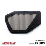 HURRICANE Air Filter Stainless Steel Red Cloth Acura (CL) Honda (Accord Odyssey Shuttle) Isuzu (Oasis)HS-0043