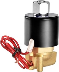 Heschen Brass Electric Solenoid Valve, 2W-025-06K, PT1/8", AC220V, Direct Action Water Air, Normally