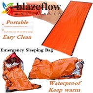 BLAZEFLOW Emergency Sleeping Bag Thermal Blanket Camping Outdoor Bivvy Outdoor Emergency Blanket Kee
