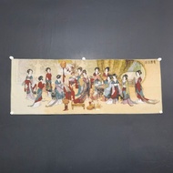 Banner About 1.7 Meters x 0.6 Meters Machine Weaving Embroidery Painting Brocade (Twelve Golden Hair