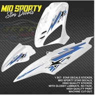 ✿ MIO SPORTY STICKER, MIO SPORTY STAR DECALS, MIO SPORTY INDO