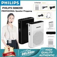 TERLARIS PHILIPS SBM200 ORIGINAL – SPEAKER PINGGANG DENGAN HEADSET MIC | COD