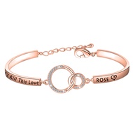 Korean Group Inspired Gift Let's Kill This Love Album Jennie Lisa Jisoo Rose Bracelet for Blinks Kpo