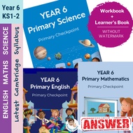 26🅿 Year 6 NEW Cambridge Primary English Science Mathematics Workbook 6 Learner's Book 6 Answer Year