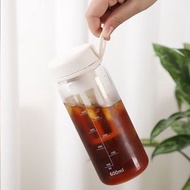 冷萃咖啡壺 - 手沖家用冷萃瓶冷泡果茶壺冷淬冰萃美式冰滴壺冷萃杯 -白色600ml 冷萃壺