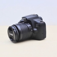 Kamera Canon 1300D Wifi + Lensa Kit 18-55mm Bekas Second