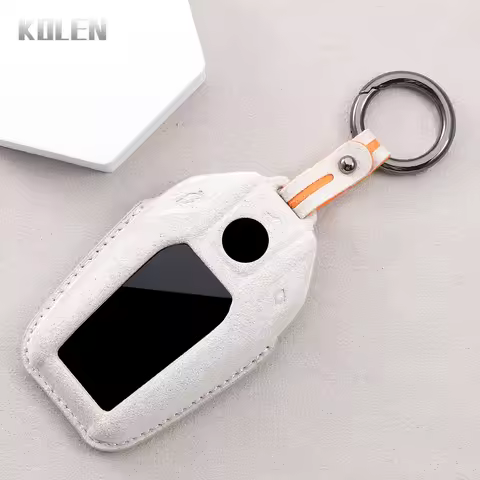 Car LED Display Key Case Cover Shell For BMW 5 7 Series X3 X4 X5 X7 G30 G31 G11 G12 G01 GT G32 i8 Le
