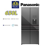 [Free Ship] Panasonic 650L Fridge Premium 6-door Inverter Refrigerator NR-WY720ZMMM
