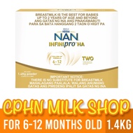 NAN INFINIPRO HA Two 1.4kg 6-12 Months Old Milk Supplement