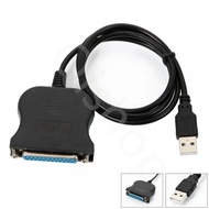 WanTeng สาย USB 2.0 to 25 Pin DB25 Parallel IEEE-1284 Printer Cable (สีดำ)
