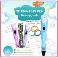MYSpecool 3D Printing Pen Digital Display Intelligent 3D Pen High Temperature 3D Graffiti Painting P