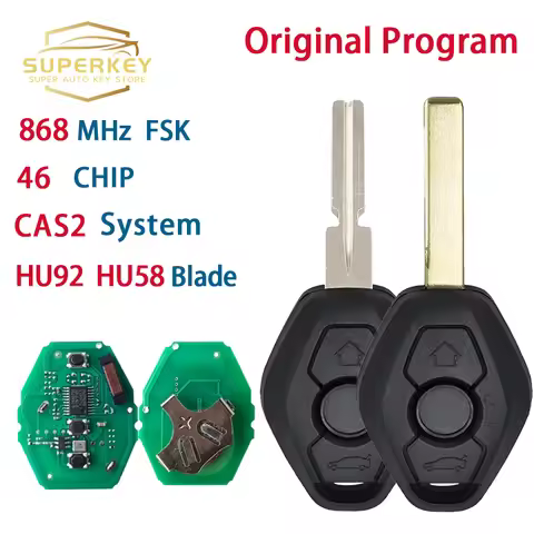 SUPERKEY 5WK49127 5WK49145 CAS2 CAS 2 System Remote Key Replacement 2 Track For BMW X5 E70 1 E87 3 E