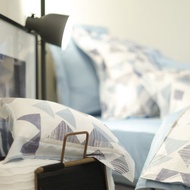 頂極天絲床組 推理遊戲加大兩用被床包組 100%天絲萊賽爾60支