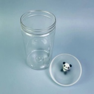 1000ML Cake Jar 1L Food Jar 1L Cake Jar 1L Plastic Jar 1L Round Tube Jar Dry Cake Jar White Jar Rota