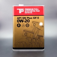 TP Motor Oil Premium Full Synthetic PAO 0W20 - Product of Japan