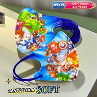 3D Kids Face Mask 10pcs Baby Face Mask Duckbill 3D KF94 Kids Mask Budak Cartoon Child Mask Kid 儿童口罩