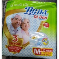 [GENUINE 100%] Adult Diapers Size M 10 Pieces - Diapers Old People Super Absorbent _ Hips 65-110cm
