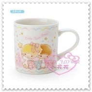♥小花花日本精品♥Hello Kitty 雙子星LITTLE TWIN STAR馬克杯陶瓷馬克杯日本製300ML(預購)