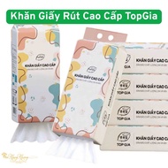 (HCM) KHĂN GIẤY RÚT CAO CẤP TOPGIA 4 LỚP DAI VÀ MỊN - BỊCH 1280 TỜ (HÀNG CHÍNH HÃNG)