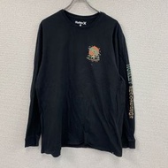 古著Hurley X 長袖T卹，黑色，XL碼
