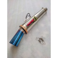 Daeng 51mm inlet canister only muffler exhaust muffler type pipe Daeng muffler NLK Aun pipe Daeng sai4