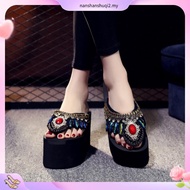 ❤️ 2025  sandal perempuan plus size kasut bata wanita[Super 2000 HTK] Diamond Flip Flops Women's Sum
