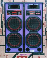speaker aktif salon big bass 12 inch doblesepasangbluetoothkaraokesubwoperechousbradiommc