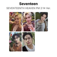 Seventeen SEVENTEENTH HEAVEN PM 2:14 Ver. HOSHI DINO JUN MINGYU KPOP Official Photocard