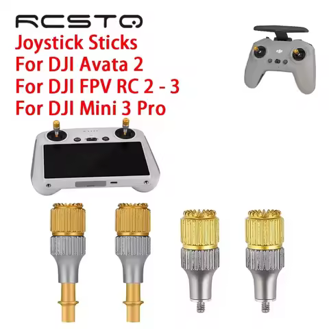 RCSTQ RC Joystick Sticks For DJI Avata 2 for DJI FPV Remote Controller Sticks for DJI Mini 3 Pro/ Dj