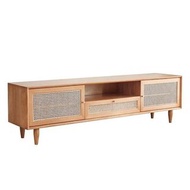 (包送貨安裝 | Delivery and Assembly Included) A148 藤織面電視櫃 (rattan tv cabinet)