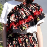 Vorume frill multiway cami Bustier 152/BED OF ROSES