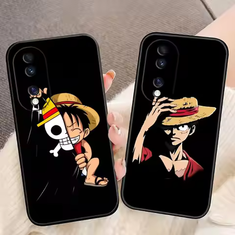 One Piece Luffy Logo Hat Phone Case For HUAWEI NOVA 3I 7I 8I 9 HONOR 400 20 90 X5C X6B X7 X7B X7D X8