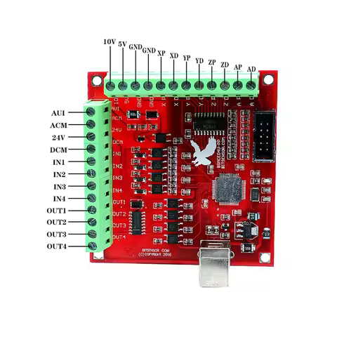 Best Price CNC Controller MACH3 system 4 axis / 5 axis USB 5 axis DB25 motion card 100Khz Driver Boa