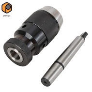 [prettyia] 0-13mm Drill Portable Chuck Tighten Accurate MT2-B16 Arbor Tools Lathe