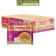 [THÙNG 18 GÓI] - VIFON - Bún Hoàng Gia hương vị Bún Bò Huế (có thịt thật) (120g/gói) - Bún Bò Huế ăn