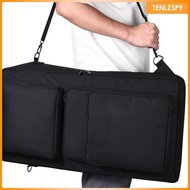 [tenlzsp9] DJ Controller Storage Bag Suitcase Polyester Scratch Resistant Black Turntable Carrying Case