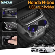 Honda N-box (2024-2027) USB+PD Fast charging Car storage cup holder drink holder