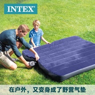 INTEX Inflatable Bed Air Cushion Bed Inflatable Mattress Double Household Extra Large Single Foldabl