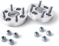 1.25 inch Golf Cart Wheel Spacers (4x4 Bolt Pattern, 62mm Bore, 1/2x20 Studs, Cone Seat Nuts) Compat