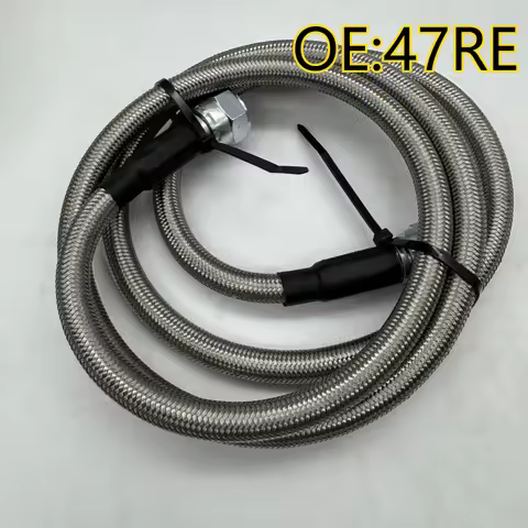 High quality New For 47RE Transmission 1996-02 Dodge Ram Cummins Cooler Lines Kit Heavy Duty Hose
