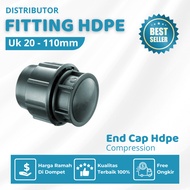 HDPE End cap ( HDPE PIPE CONNECTION) Size 50mm: 63mm (2 Inch)