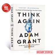 Think Again By Adam Grant New York Times English Novel Book Paperback