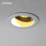 【▼Hot Sales▼】 li62292595258181 Aisilan Downlight 7w Round Recessed Lamp Ac 90-260v Led Spot Light Bedroom Kitchen Indoor Led Spot Lighting(Warm White,7w)