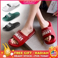 GRIMO Malaysia - Mosmart Flat Sandal Slipper Women's Kasut Shoes Casual Perempuan Unisex Lelaki Cute Lawa Gift  Casual Korea Japan NEW Travel Comfort Selesa Women Ladies Girls New ks12172