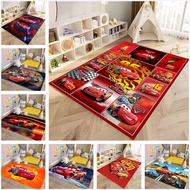 Cars McQueen Motorway Mat Road Rug Carpet for Living Room, Car Rug, Floor Carpet, Kids Room Runner, 